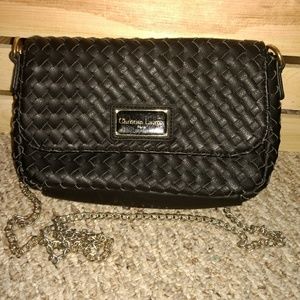Christian LaCroix Woven Style Purse with Chain